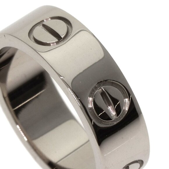 CARTIER 18k White Gold Love Ring #47 - Picture 7 of 9